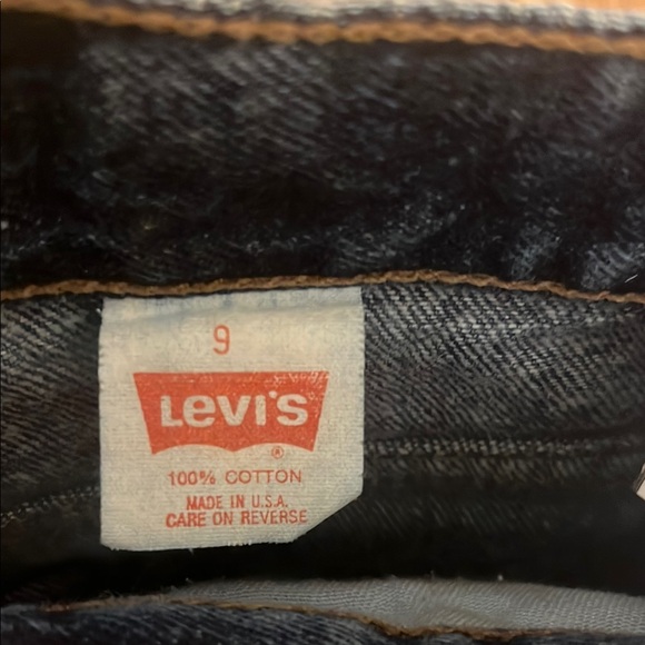 Levi's Dark Indigo Straight Leg Jeans - Picture 2 of 13